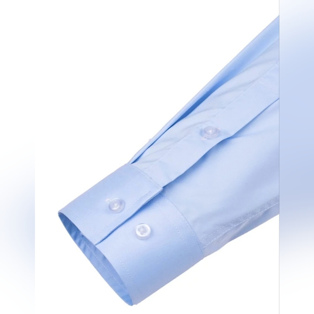Alimens & Gentle Men's Dress Shirt Long Sleeve Wrinkle-Free Stretch Shirt - Picture 10 of 12